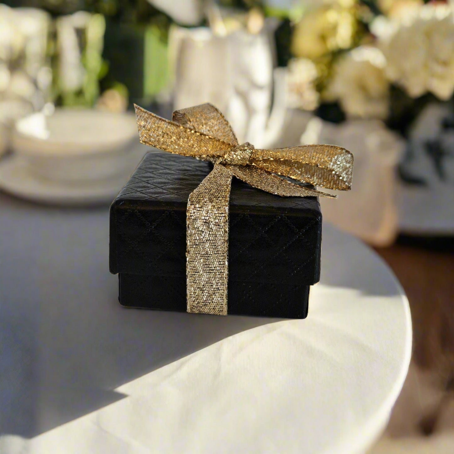 gift box on a table